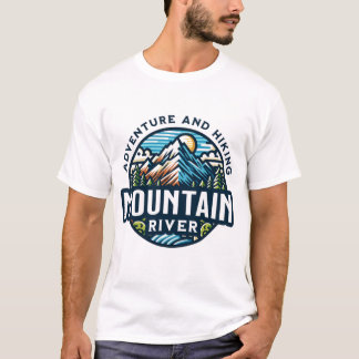 Camiseta Río de Montaña: Aventura y Senderismo