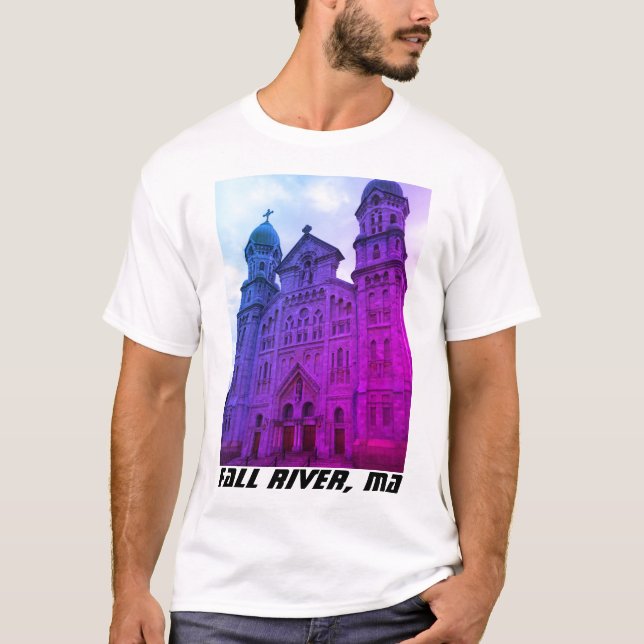 Camiseta Río de Otoño, MAMÁES Iglesia románica (Anverso)