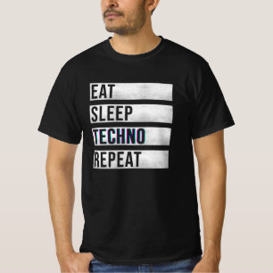 Camiseta Río Electro de Música Techno