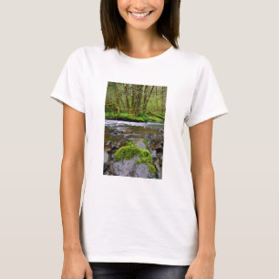 Camiseta Río en bosque verde, Oregón