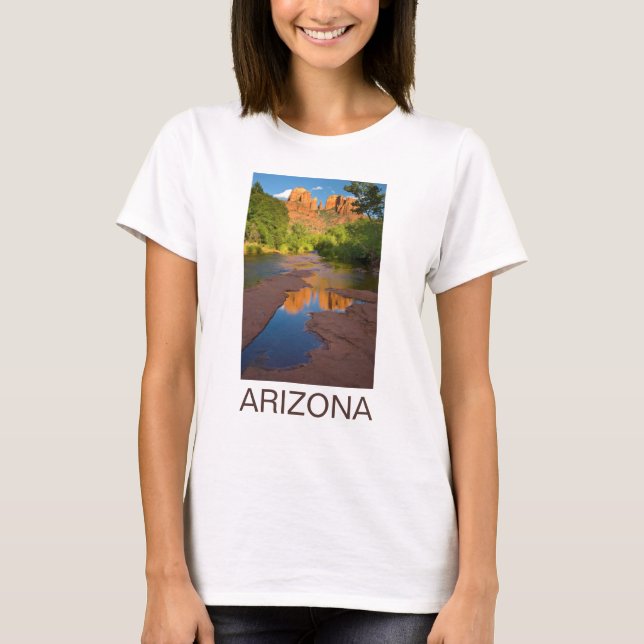 Camiseta Río en el cruce de roca roja, Arizona (Anverso)