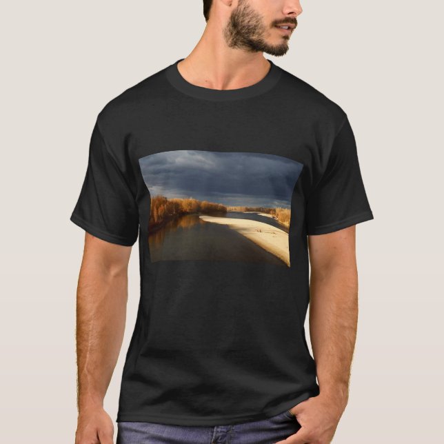 Camiseta Río en otoño (Anverso)