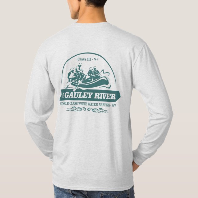 Camiseta Río Gauley (rafting2) (Reverso)