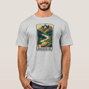 Camiseta Río Horsepasture Carolina del Norte Colores