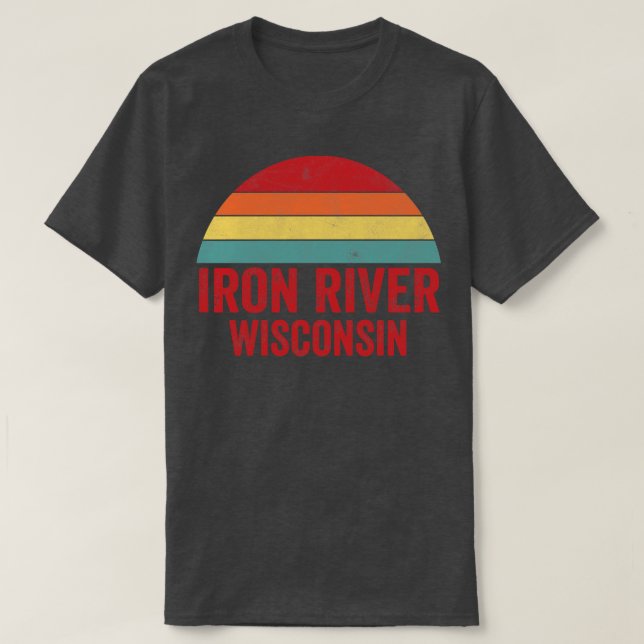 Camiseta Río Iron Wisconsin (Diseño del anverso)