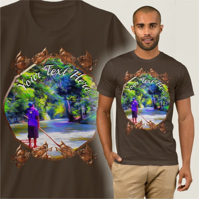 Camiseta Río jamaiquino de pesca (Subido por el creador)