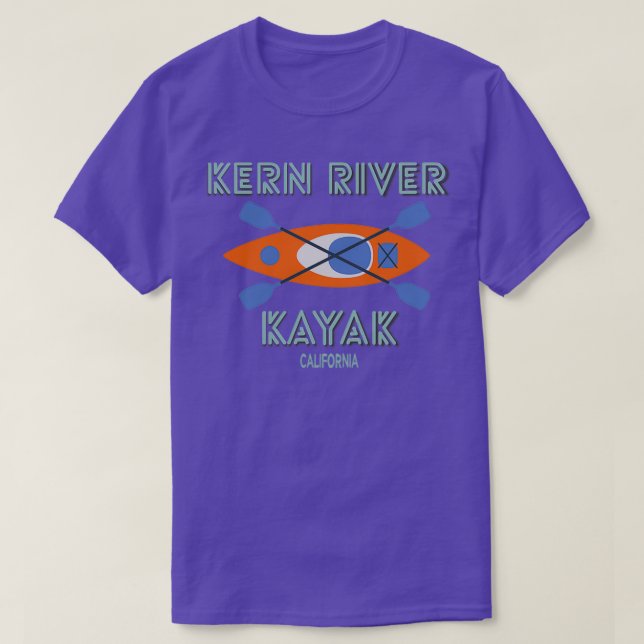 Camiseta Río Kern Kayak (Diseño del anverso)