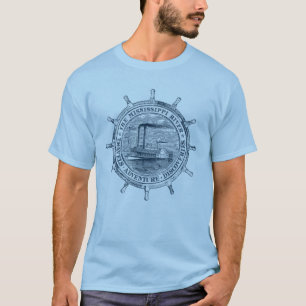 Camiseta Río Misisipi. Viajes. Aventura. Descubrimientos