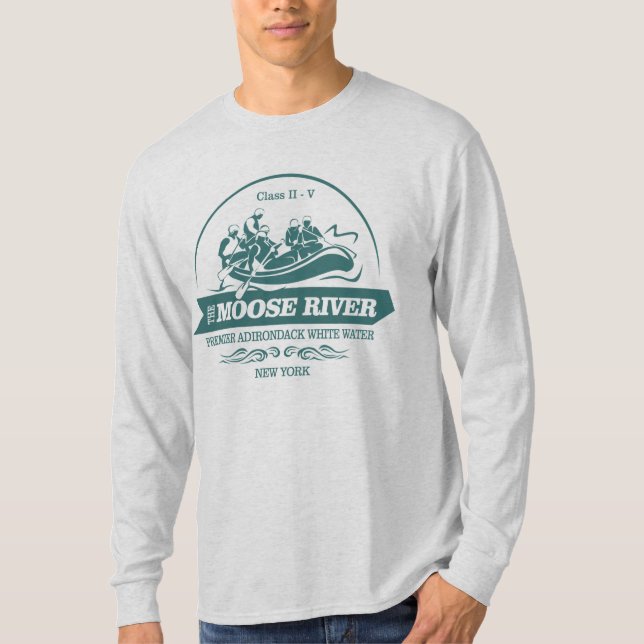 Camiseta Río Moose (rafting2) (Anverso)