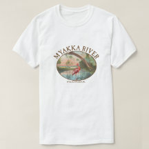 Río Myakka en Florida con la cucharada de Roseate