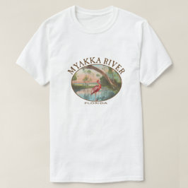 Camiseta Río Myakka en Florida con la cucharada de Roseate