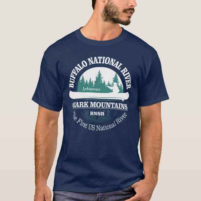Camiseta Río Nacional de Búfalo (canoa) (Anverso)