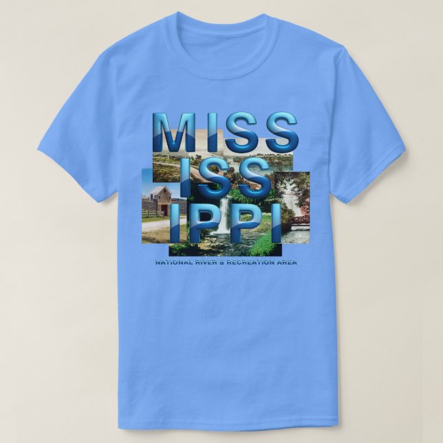 Camiseta Río Nacional de Misisipi (Diseño del anverso)