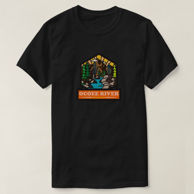Camiseta Río Ocoee de Tennessee (Diseño del anverso)