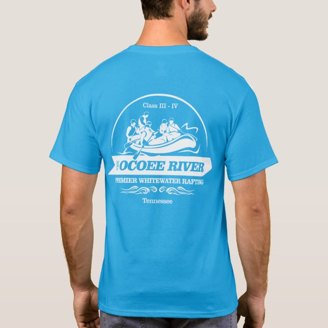 Camiseta Río Ocoee (rafting2) (Reverso)