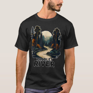 Camiseta Río Pacolet Retro Minimalista Río