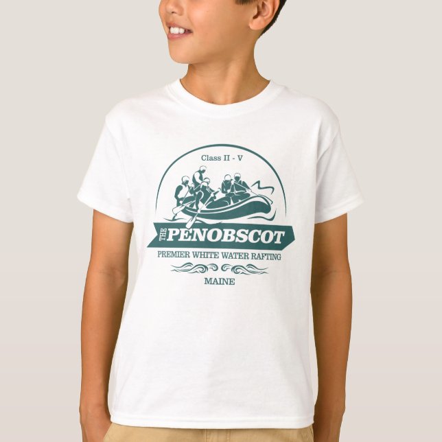 Camiseta Río Penobscot (rafting 2) (Anverso)