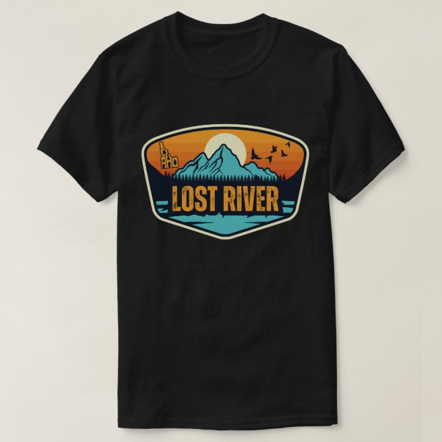 Camiseta Río Perdido, Idaho (Diseño del anverso)
