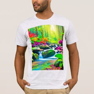 Camiseta Río Rainforest: Vivid Scene