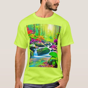 Camiseta Río Rainforest: Vivid Scene