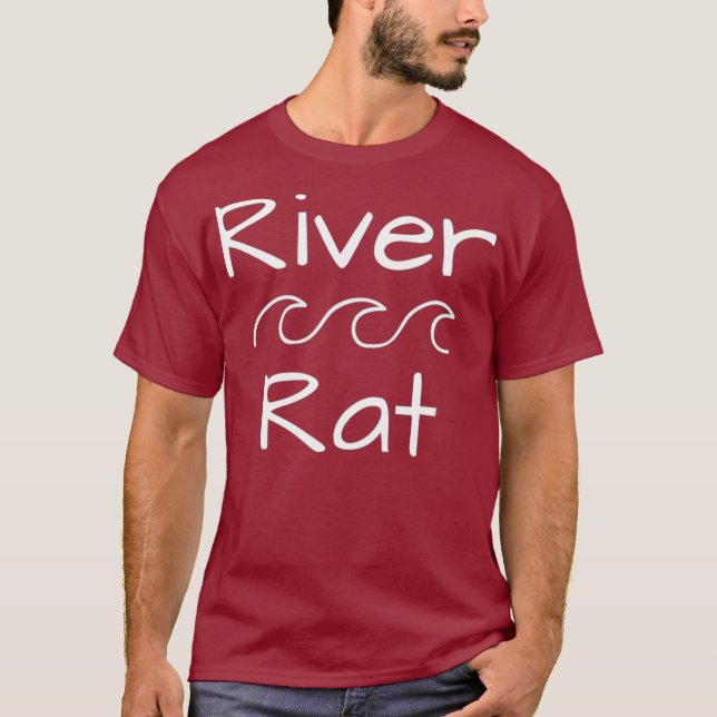 Camiseta Río Rat Rafting Kayak Camping (Anverso)