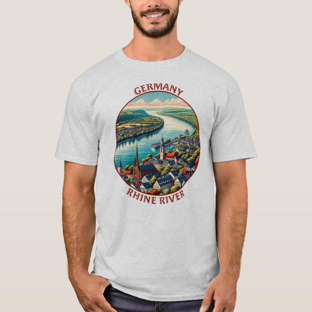 Camiseta Río Rin Alemania (Anverso)