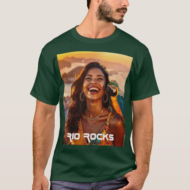 CAMISETA RIO ROCKS - BRASIL (Anverso)