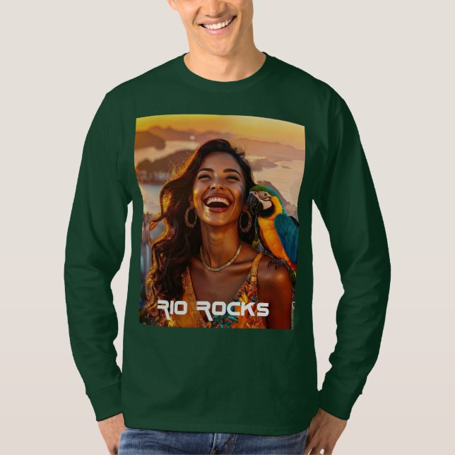CAMISETA RIO ROCKS - BRASIL (Anverso)