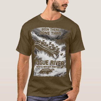 Camiseta Río Rogue Agua Blanca Rafting Rapids Oregon Raft