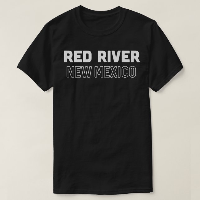 Camiseta Río Rojo Nuevo México (Diseño del anverso)