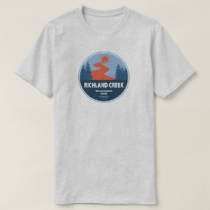 Camiseta Río Salvaje Y Escenario De Richland Creek Arkansas