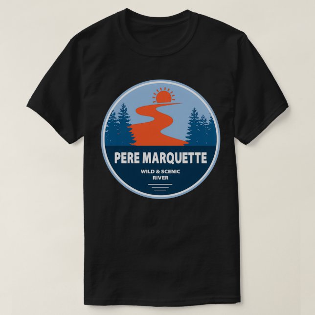 Camiseta Río salvaje y escénico de la Marqueta Pere (Diseño del anverso)