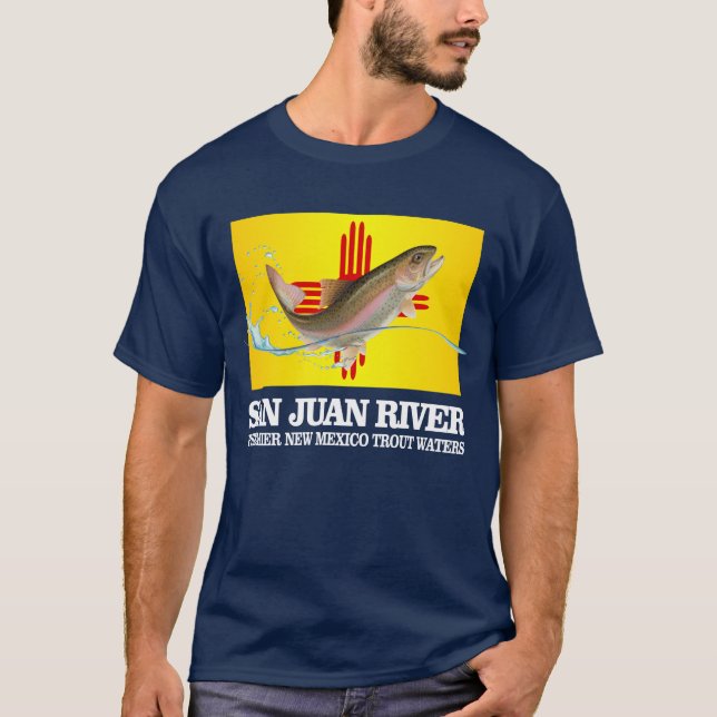 Camiseta Río San Juan (aguas de trucha Premier) (Anverso)