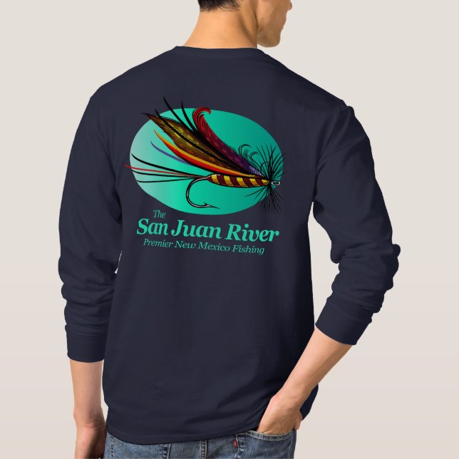 Camiseta Río San Juan (mosca) (Reverso)