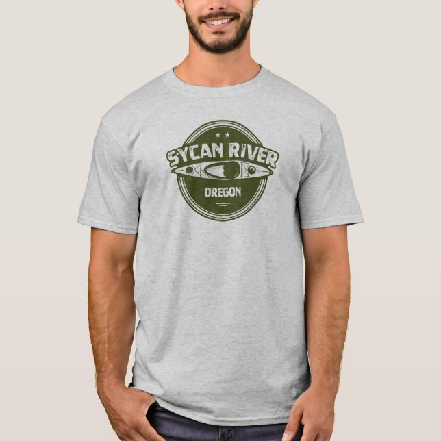 Camiseta Río Sicano Oregon Kayaking (Anverso)