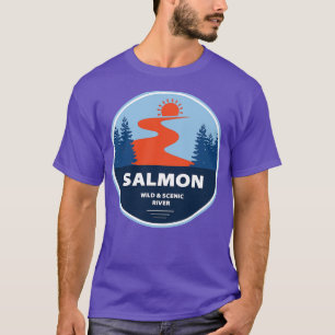 Camiseta Río Silvestre Y Escenario Salmón Idaho