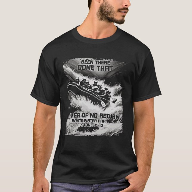 Camiseta Río sin retorno de agua blanca Rafael Rapids Idah (Anverso)
