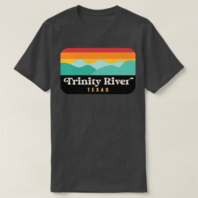 Camiseta Río Tubing en Texas, río Trinity Dallas Fort Wo (Diseño del anverso)