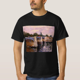 Camiseta Río Van Gogh Seine con Pont del Grande Jette