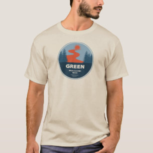 Camiseta Río Verde Salvaje Y Escenario