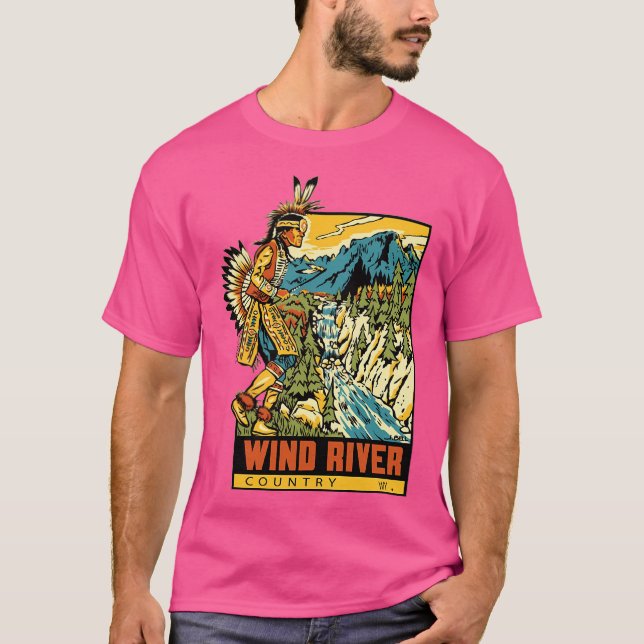 Camiseta Río Wind Wyoming (Anverso)