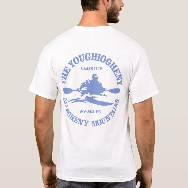 Camiseta Río Youghiogheny (rd) (Reverso)