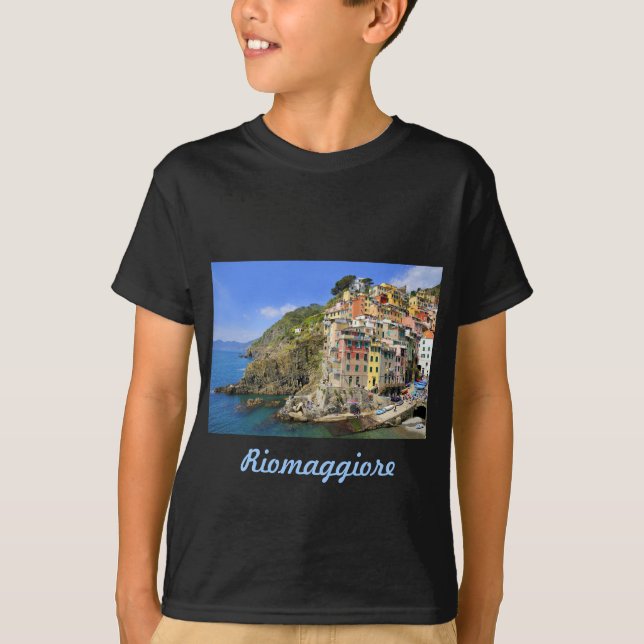 Camiseta Riomaggiore, Cinqueterre (Anverso)