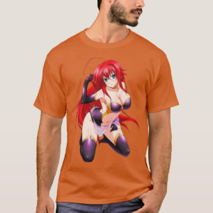 Camiseta Ríos de secundaria DxD Rias Gremory Black Suit