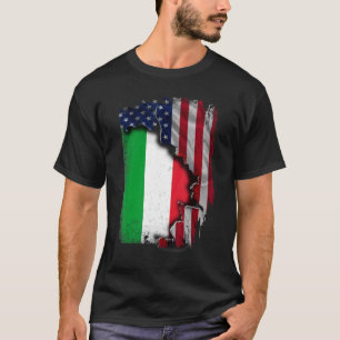 Camiseta RÍOS italianos Bandera media americana Patriótica 