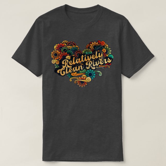 Camiseta Ríos relativamente limpios sombríos (Diseño del anverso)