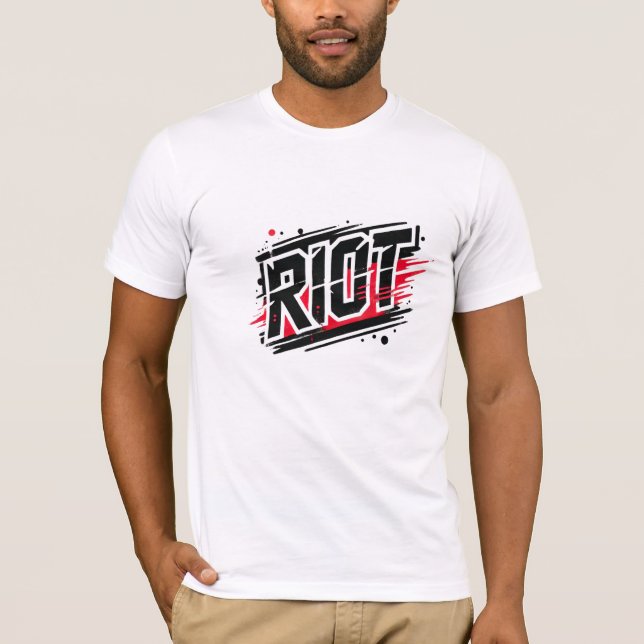 Camiseta RIOT — ¿¿Rebelde al estilo?? (Anverso)
