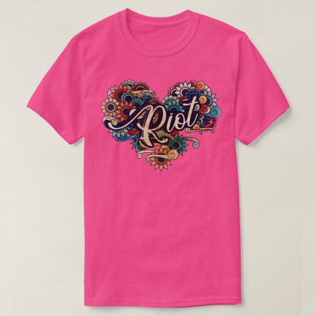 Camiseta Riot VIGNETA COLOR ANTIGUO (Diseño del anverso)