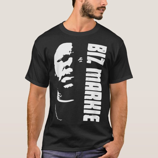 Camiseta Rip Biz Markie, Rapper Biz Markie, Biz Markie Rip, (Anverso)