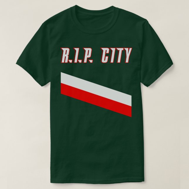 Camiseta RIP CITY Stripes (Diseño del anverso)